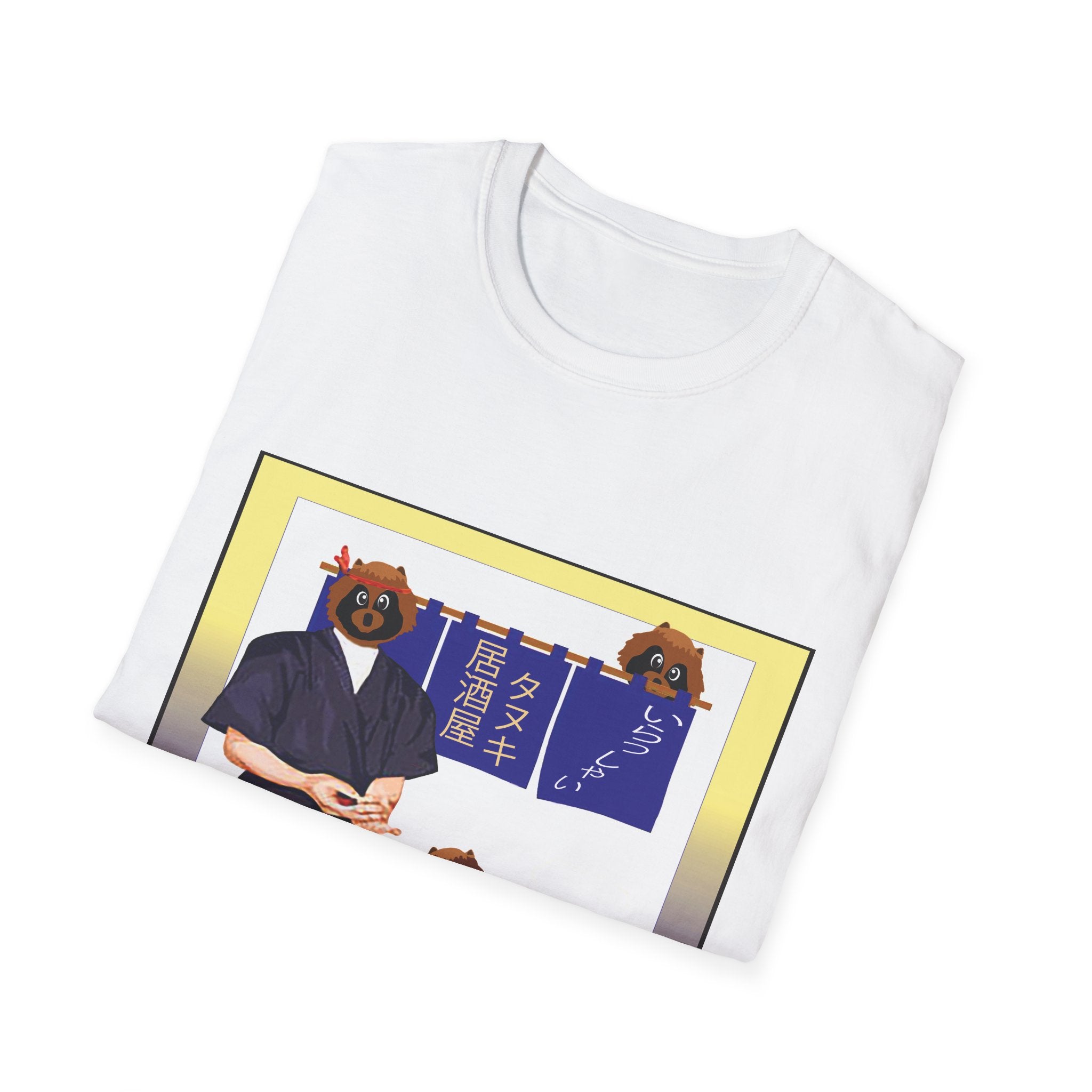 Japan Fusion - Izakaya Tanuki - Unisex Softstyle T-Shirt | Japanese Apparel